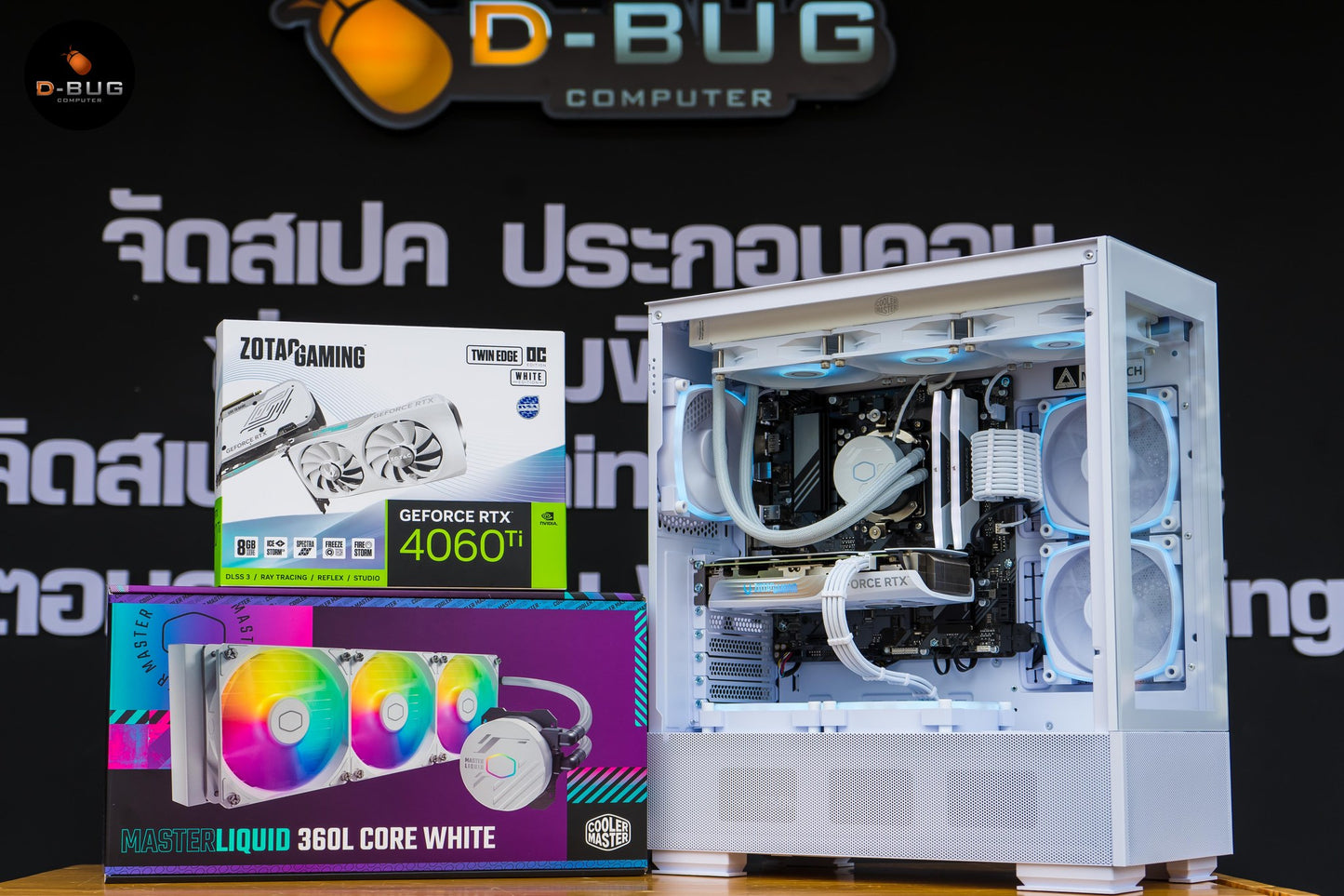 Mozilla LV116 (คอมประกอบ) CPU INTEL CORE  i5-14400F / RTX 4080 SUPER 16G GAMING X SLIM WHITE | DBUG6709011 D-BUG COMPUTER