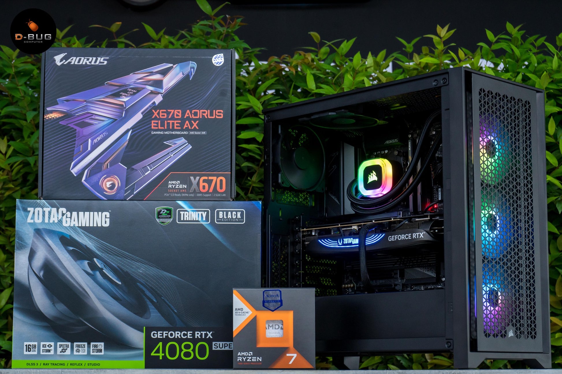 Mozilla LV127 (คอมประกอบ) AMD RYZEN7-7800X3D  / RTX 4080 SUPER Trinity Black Edition 16GB GDDR6X  | DBUG671103 D-BUG COMPUTER