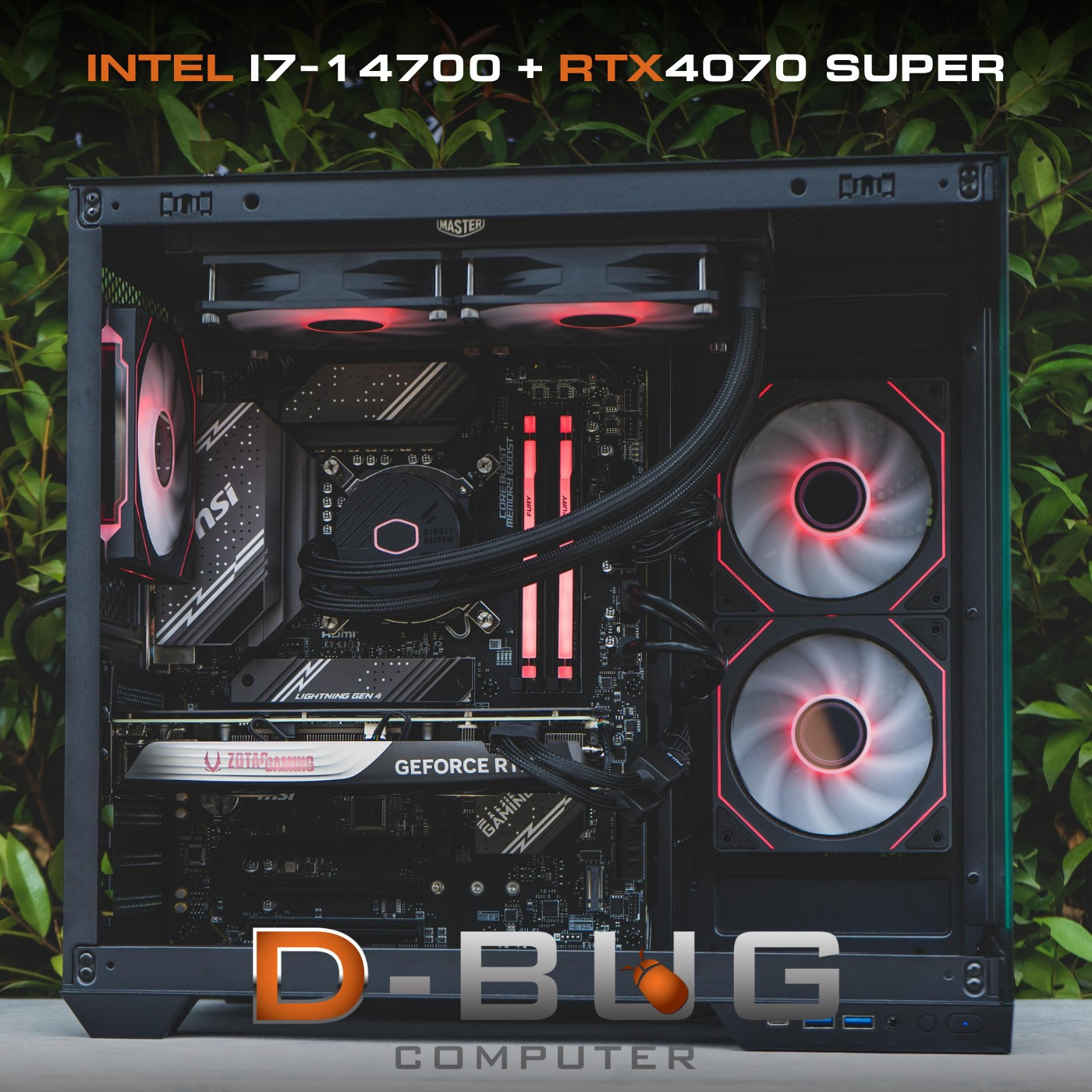 Mozilla LV128 (คอมประกอบ) CPU Intel i7-14700  / RTX4070 Super OC 12GB  | DBUG671111 D-BUG COMPUTER