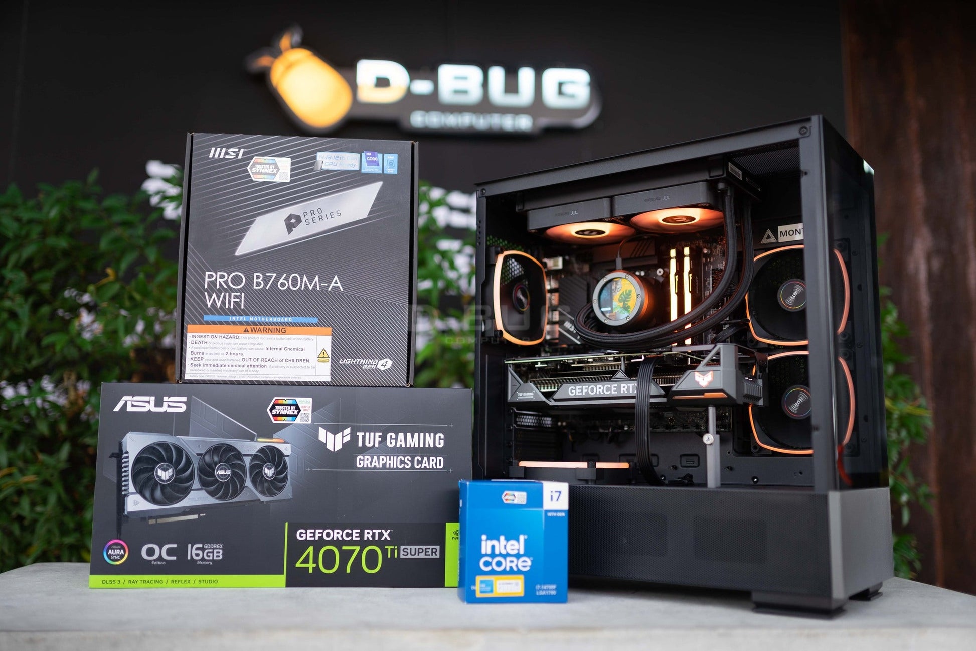 Mozilla LV153 (คอมประกอบ) CPU INTEL i7-14700F  / TUF RTX4070TI SUPER GAMING 16GB | DBUG680226 D-BUG COMPUTER