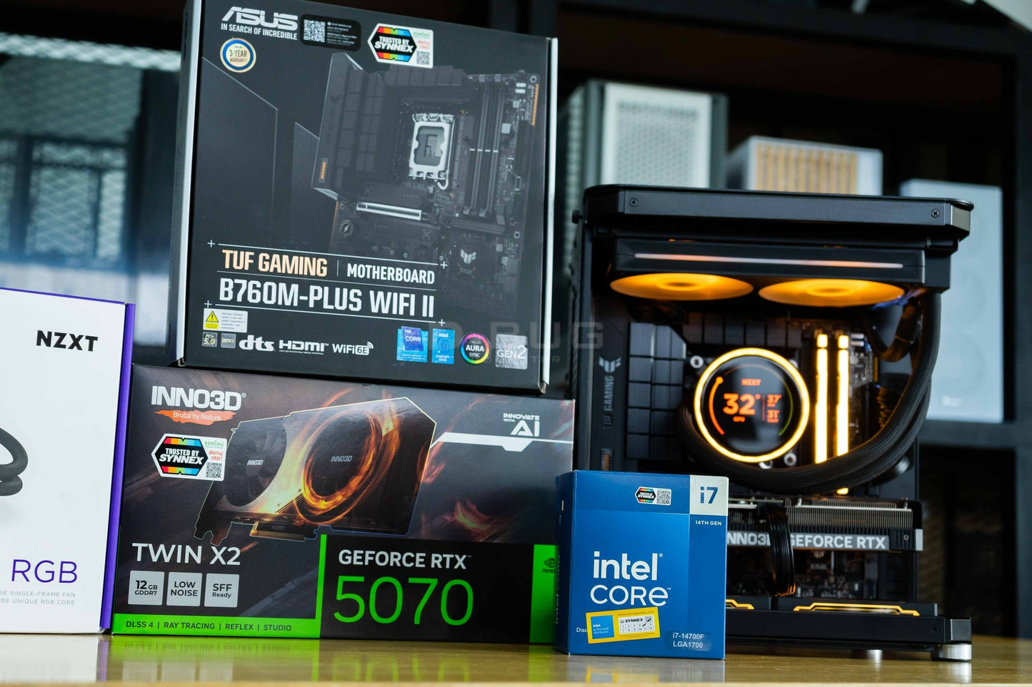 Mozilla LV167 (คอมประกอบ) CPU INTEL i7-14700F / RTX 5070 TWIN X2 12GB  | DBUG680409 D-BUG COMPUTER