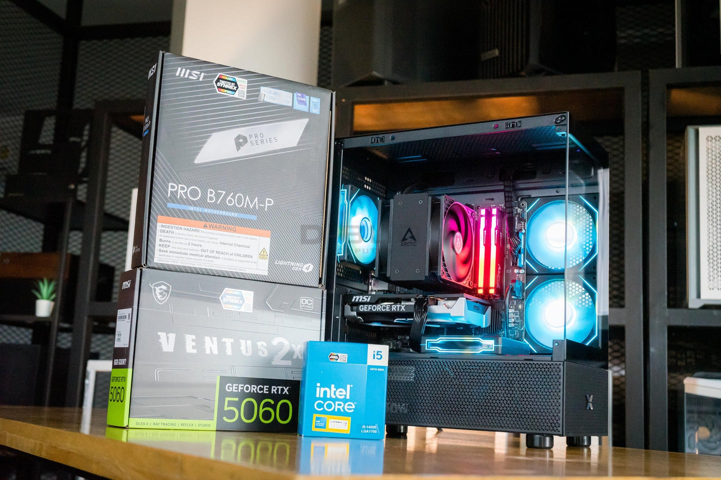 Mozilla LV189  (คอมประกอบ) CPU Core i5-14500 GEN14 /  RTX 5060 8GB  | DBUG680731 D-BUG COMPUTER