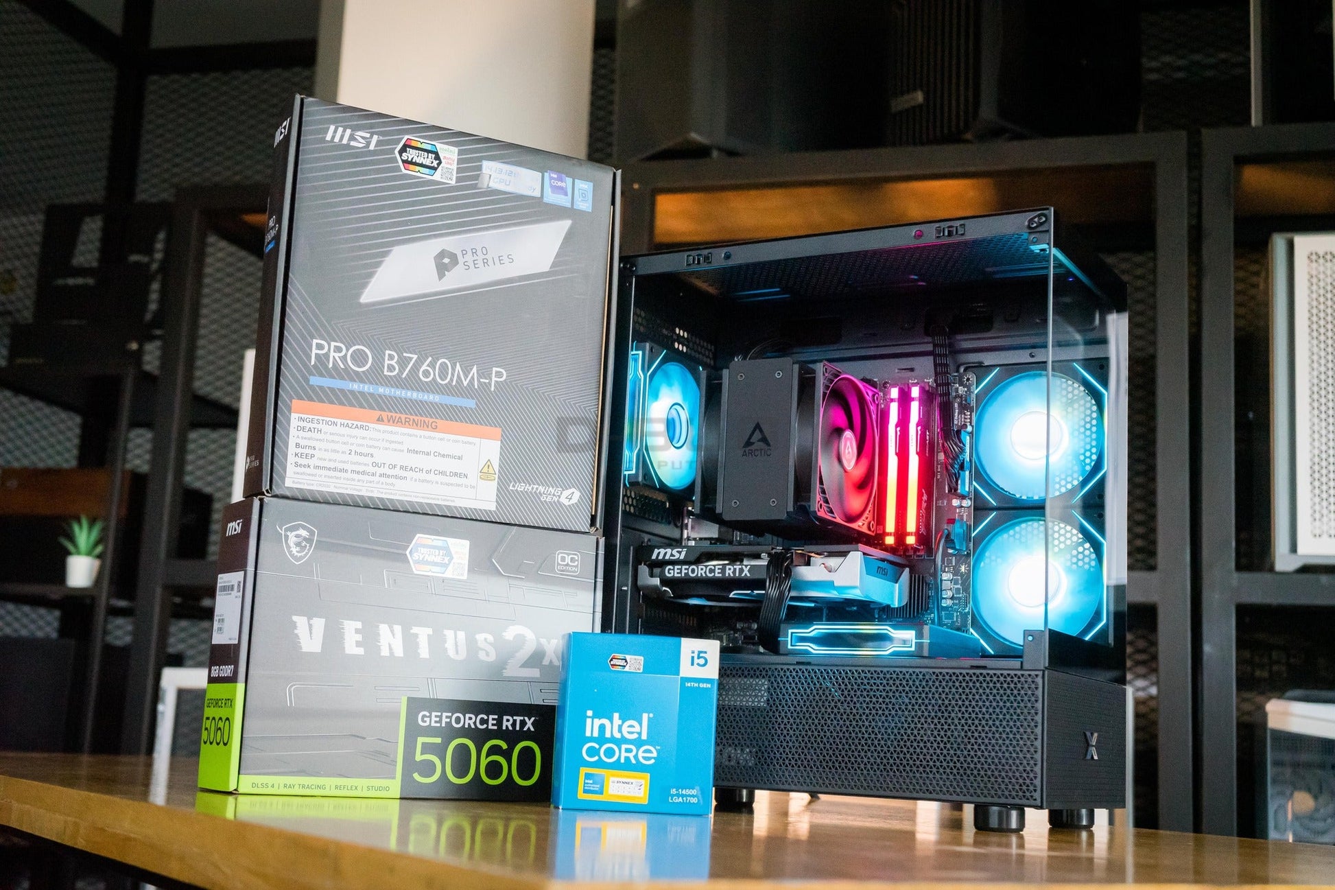 Mozilla LV189  (คอมประกอบ) CPU Core i5-14500 GEN14 /  RTX 5060 8GB  | DBUG680731 D-BUG COMPUTER