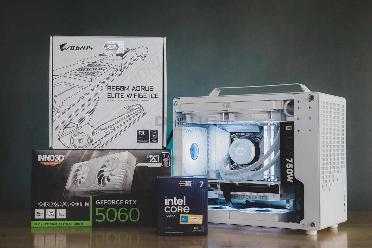 Mozilla LV190  (คอมประกอบ) CPU Core ULTRA 7-265F / RTX5060 TWIN EDGE 8GB WHITE  | DBUG6807311 D-BUG COMPUTER