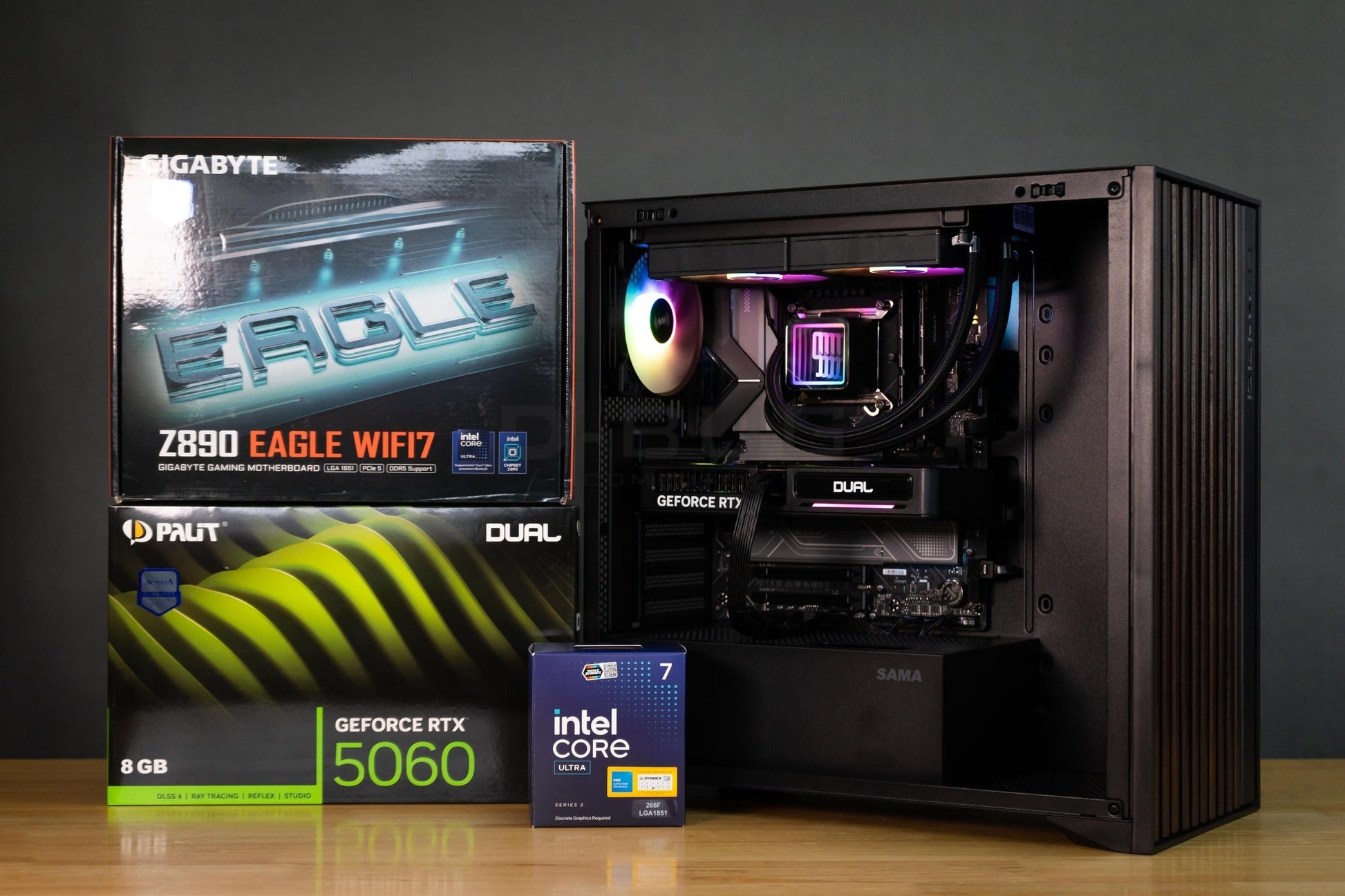 Mozilla LV214 (คอมประกอบ) CPU INTEL CORE ULTRA7 265F / RTX5060 8GB DUAL | DBUG680912 D-BUG COMPUTER