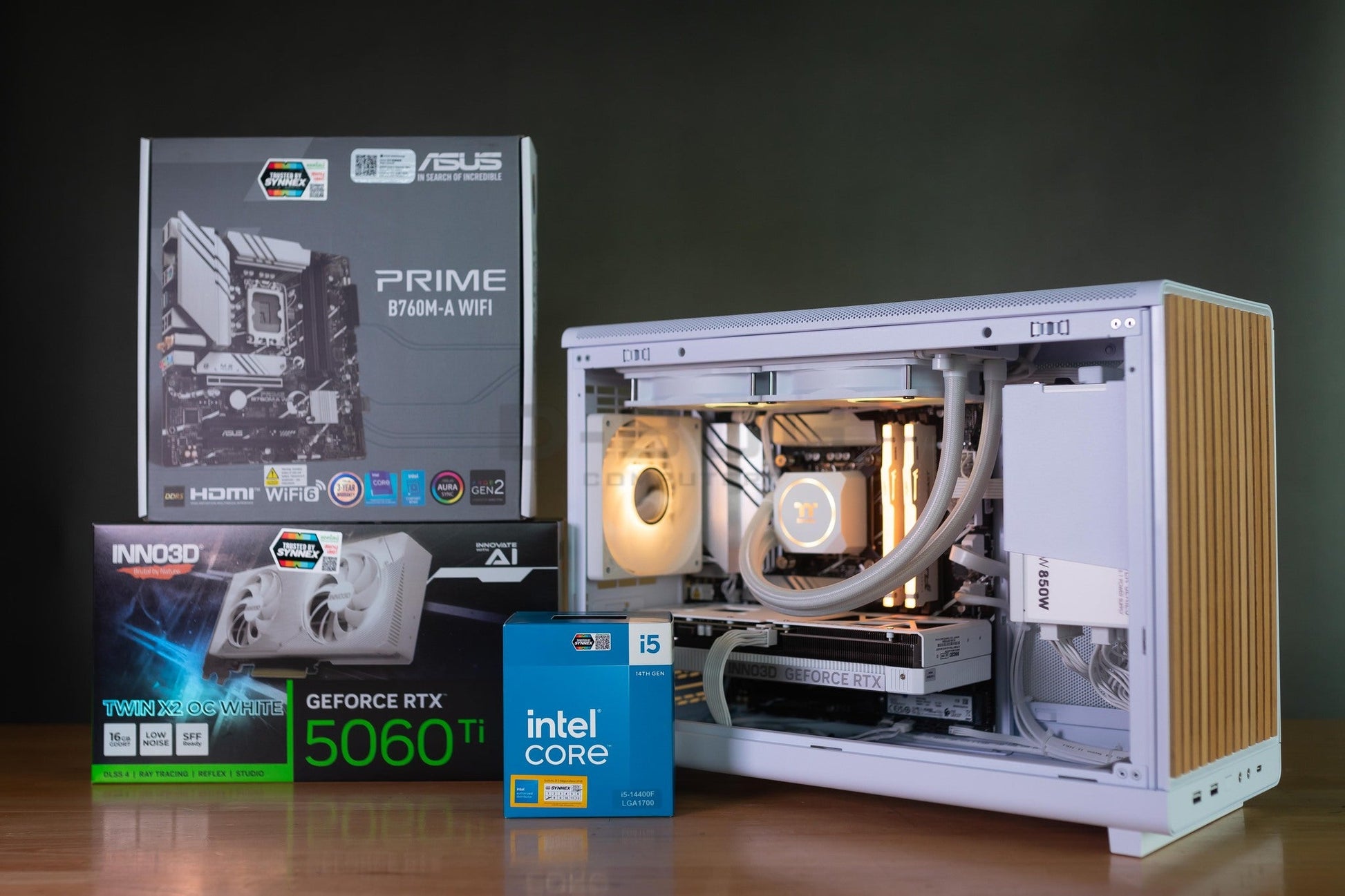 Mozilla LV213 (คอมประกอบ) CPU INTEL GEN14 CORE i5-14400F / RTX5060 TI WHITE OC 16GB | DBUG680911 D-BUG COMPUTER
