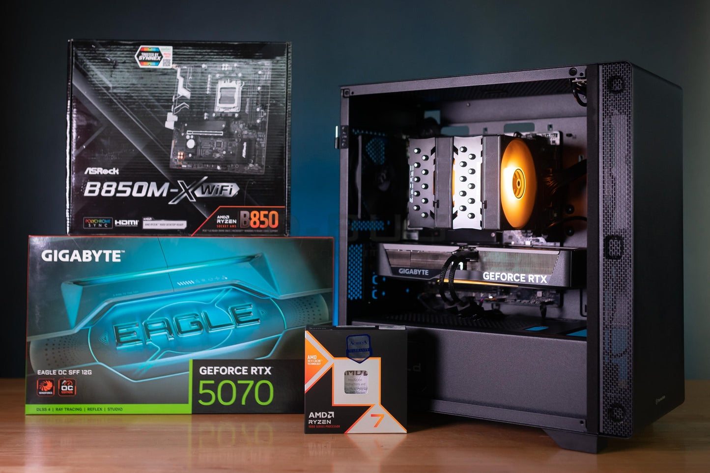 Mozilla LV217 (คอมประกอบ) AMD Ryzen 7 9800X3D  /  RTX5070 12GB WF OC  | DBUG680923 D-BUG COMPUTER