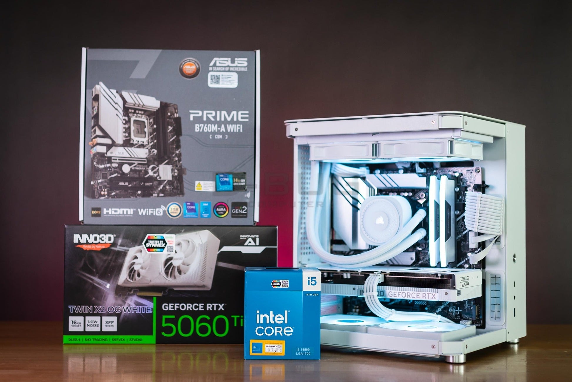 Mozilla LV221 (คอมประกอบ) CPU INTEL CORE I5 14500 / RTX5060 TI OC X2 WHITE 16GB | DBUG681005 D-BUG COMPUTER