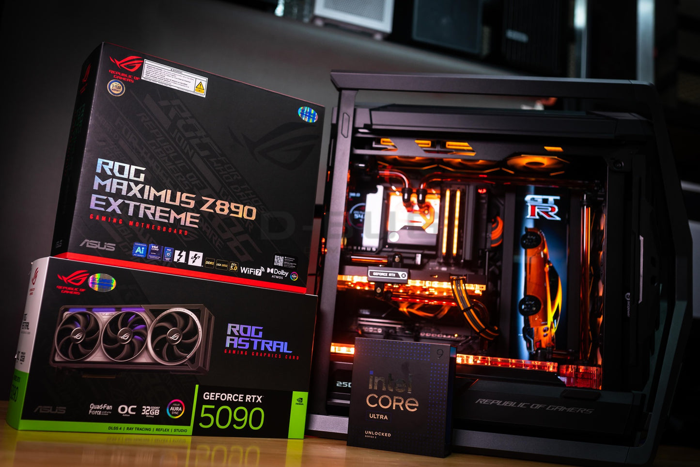 VIBRA LV21 (คอมระบบน้ำเปิด) INTEL Core Ultra 9-285K /RTX5090 ASTRAL OC 32GB  | DBUG681114