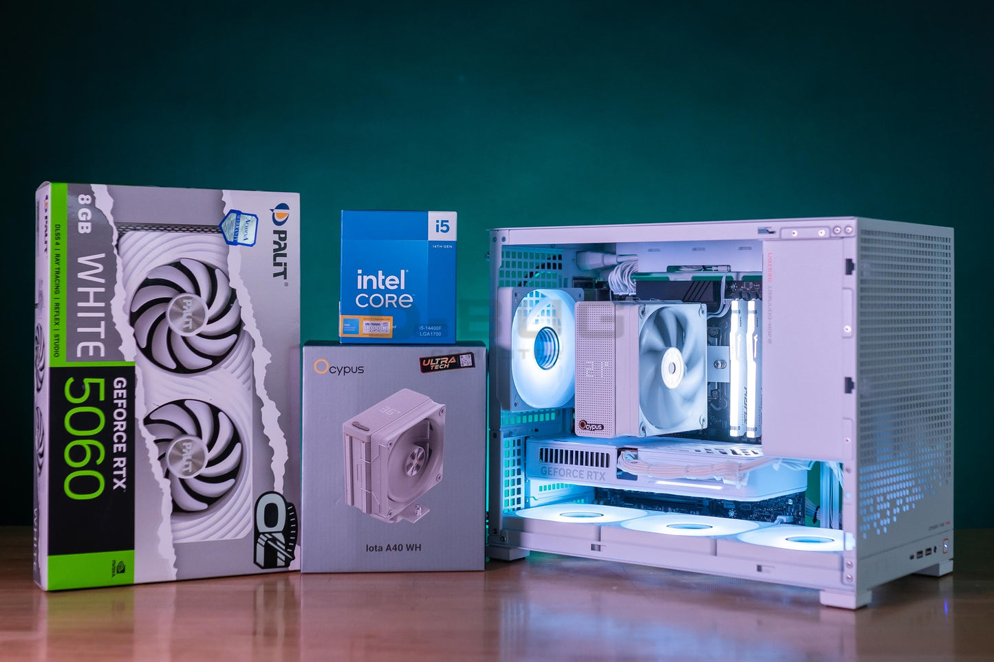 Mozilla LV232 (คอมประกอบ) CPU INTEL Core i5-14400F  /  RTX5060 WHITE OC 8GB  | DBUG681115