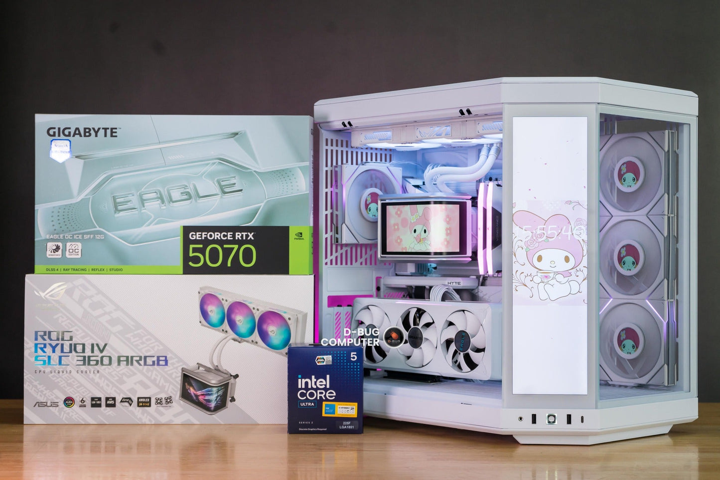 Mozilla LV249(คอมประกอบ) CPU  INTEL CORE ULTRA 5-225F / RTX 5070 EAGLE ICE OC WHITE 12GB GDDR7 | DBUG690415 D-BUG COMPUTER