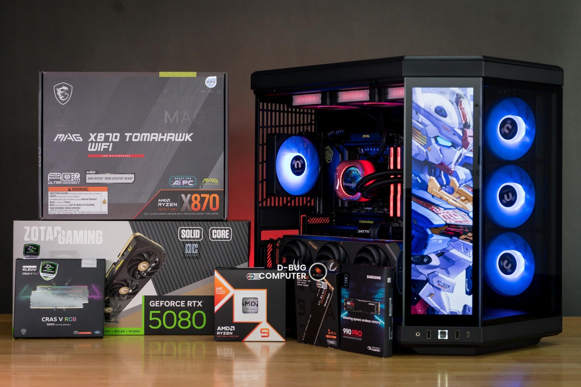 Mozilla LV250(คอมประกอบ) CPU  AMD RYZEN 9 - 9950X3D  / RTX 5080 16GB OC GDDDR7  | DBUG690416 D-BUG COMPUTER