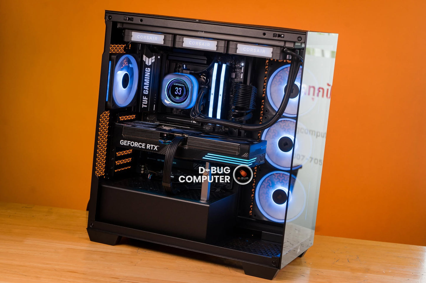 Mozilla LV256(คอมประกอบ) CPU AMD RYZEN7-9800X3D / RTX 5070 TI EX GAMER 1-CLICK OC 16GB | DBUG690810 D-BUG COMPUTER