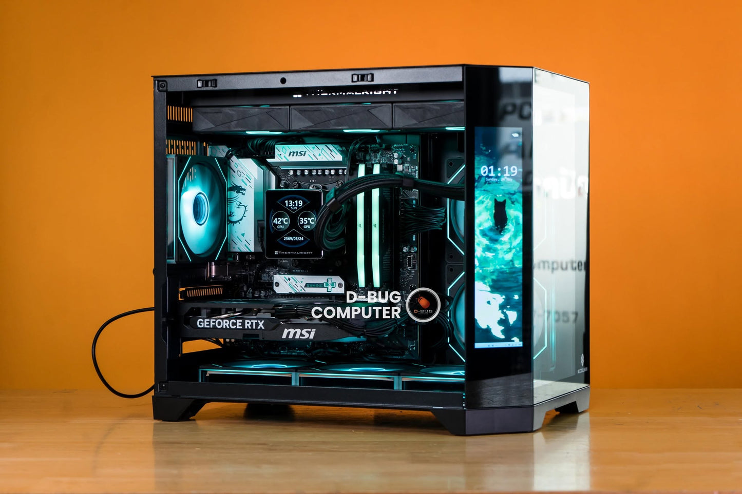 Mozilla LV260(คอมประกอบ) CPU AMD RYZEN 5 7500F / RTX 5060 TI 8G SHADOW 2X OC PLUS - 8GB GDDR7 | DBUG690814 D-BUG COMPUTER