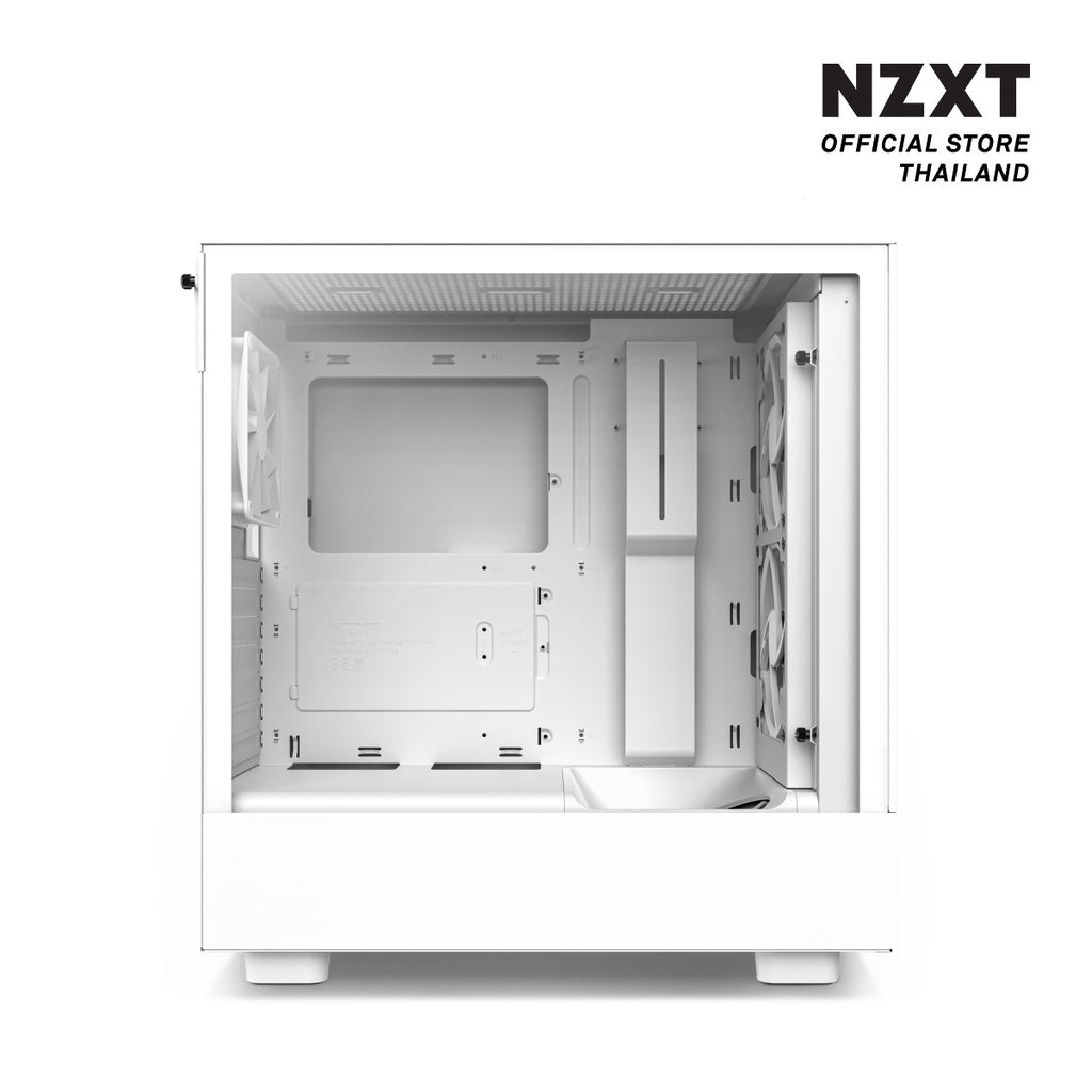 NZXT CASE H5 Flow - White / Black D-BUG COMPUTER