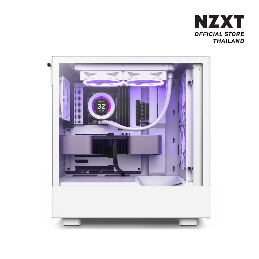 NZXT CASE H5 Flow - White / Black D-BUG COMPUTER