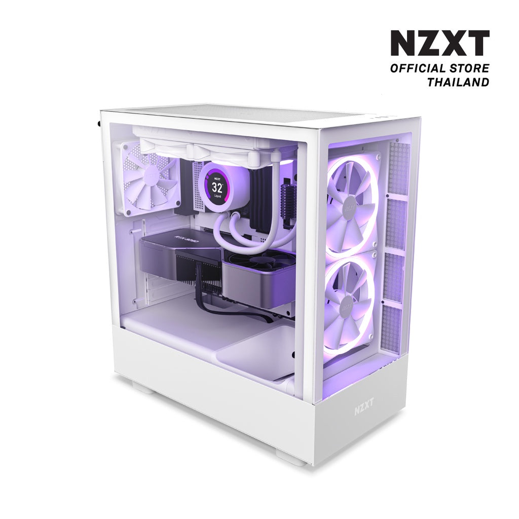 NZXT CASE H5 Elite - White / Black D-BUG COMPUTER